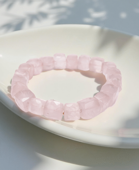 Rose Quartz Box Cut